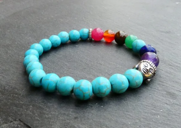 Halfedelsteen Armband - Chakra stenen