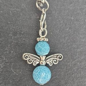 Beschermengel Halfedelsteen -  Agaath Frosted Blauw