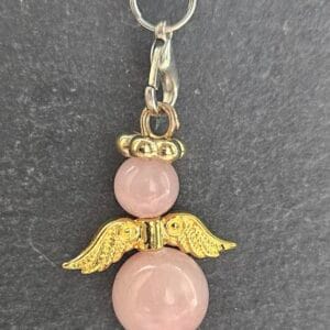 Beschermengel Halfedelsteen - Jade Roze