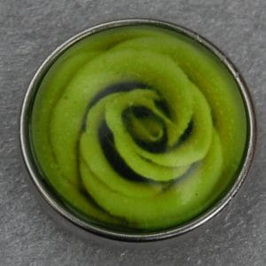 Click - Glas, Bloem  Groen (18-20mm)