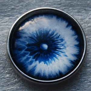 Click - Glas  Blauw, Wit (18-20mm)