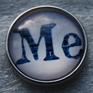 Click - Glas  Blauw, Wit (18-20mm)