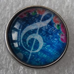 Click - Glas, Muziek  Blauw (18-20mm)