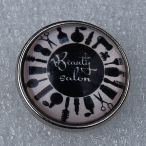 Click - Glas  Zwart, Wit (18-20mm)