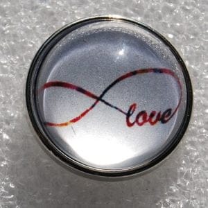 Click - Glas, Bol  Wit (18-20mm)