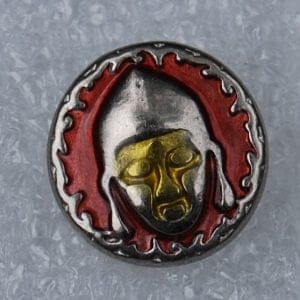 Click - Boeddha, Metaal  Roze (12mm)