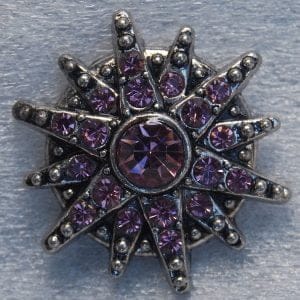 Click - Strass  Paars, Roze (18-20mm)