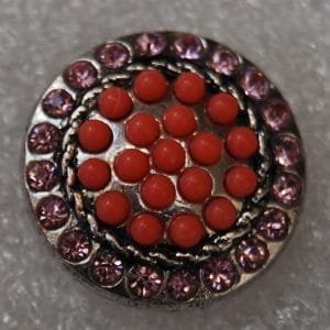 Click - Strass  Roze (18-20mm)