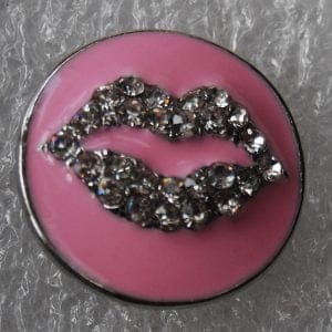 Click - Strass  Roze (18-20mm)