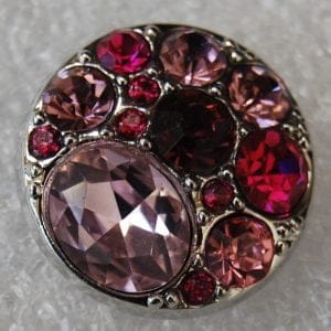 Click - Strass  Roze, Paars (18-20mm)