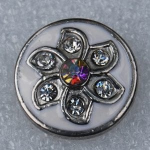 Click - Strass  Wit (18-20mm)