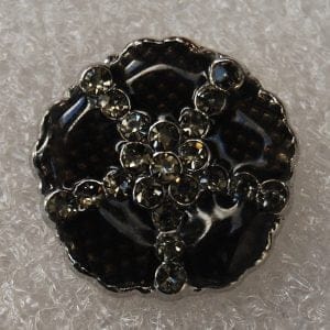 Click - Strass  Zwart (18-20mm)