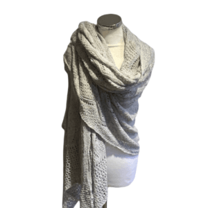 Gebreide Omslagdoek - Grijs