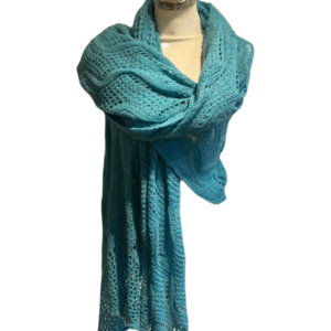 Gebreide Omslagdoek - Ocean