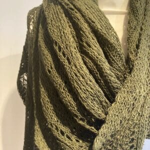 Gebreide Omslagdoek - Army