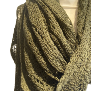 Gebreide Omslagdoek - Army