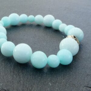 Halfedelsteen Armband - Aquamarijn