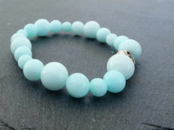 Halfedelsteen Armband - Aquamarijn