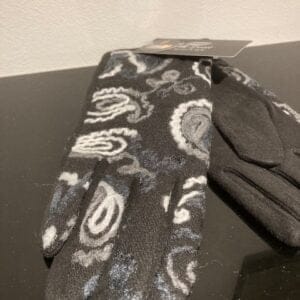 Handschoenen Grijs, Wit, Zwart