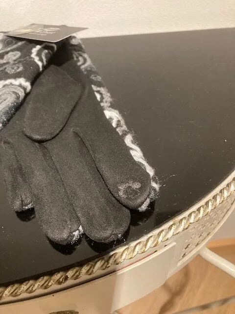 Handschoenen Grijs, Wit, Zwart - Afbeelding 4