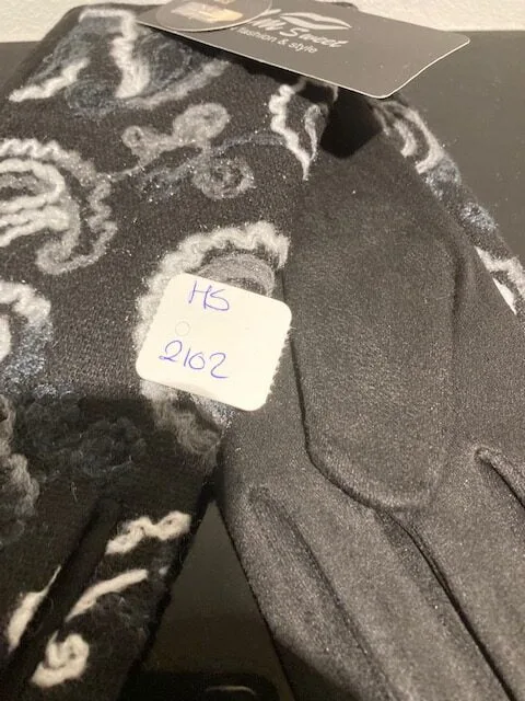 Handschoenen Grijs, Wit, Zwart - Afbeelding 6