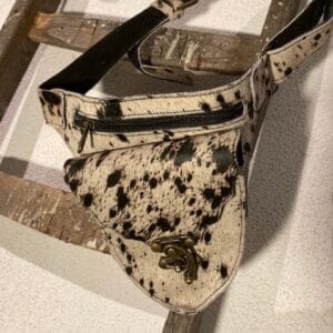 Heuptas Leer - Zwart