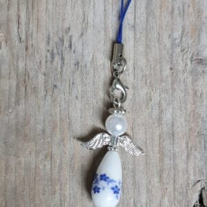 Beschermengel Delfts Blauw - Blauw, Wit