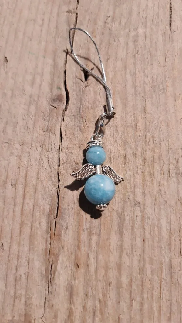 Beschermengel Halfedelsteen - Chalcedone Blauw - Afbeelding 2
