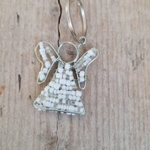 Sleutelhanger Engelen Bestaan - Wit