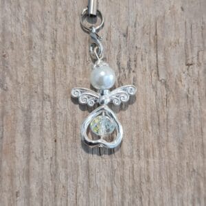 Beschermengel - Wit, Zilver