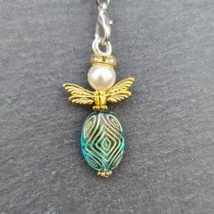 Beschermengel - Goud - Turquoise