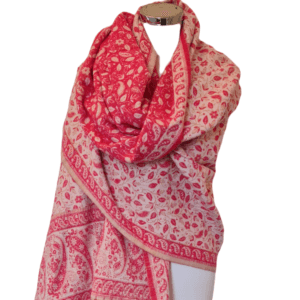 Yakwol Omslagdoek - Roze - Zand