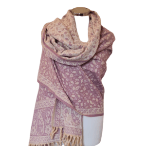 Yakwol Omslagdoek - Lila, Zand