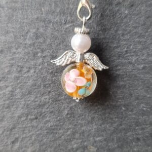 Beschermengel Luxe - Glas, Oranje