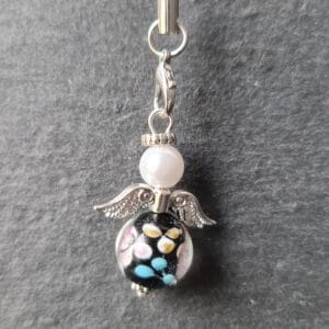 Beschermengel Luxe - Glas, Zwart