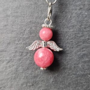 Beschermengel Halfedelsteen - Chalcedone Roze