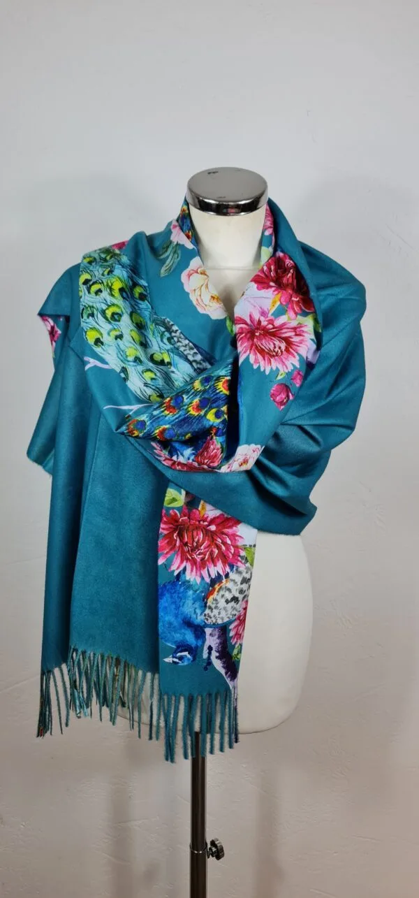 Sjaal Viscose Wol - Afbeelding 11
