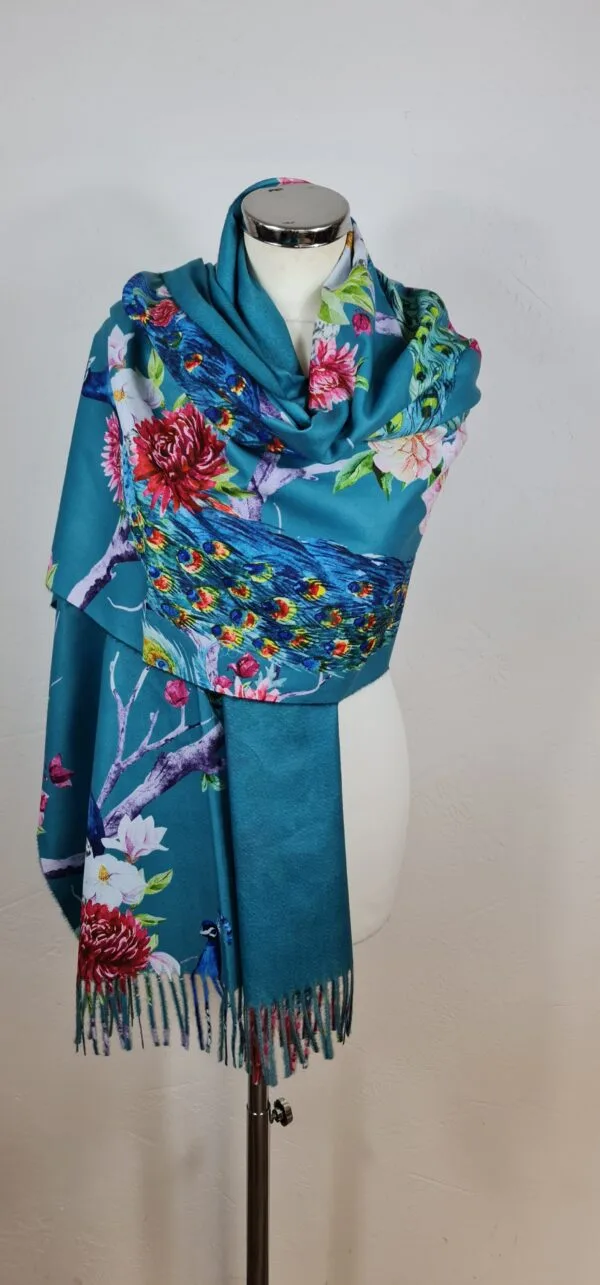 Sjaal Viscose Wol - Afbeelding 9