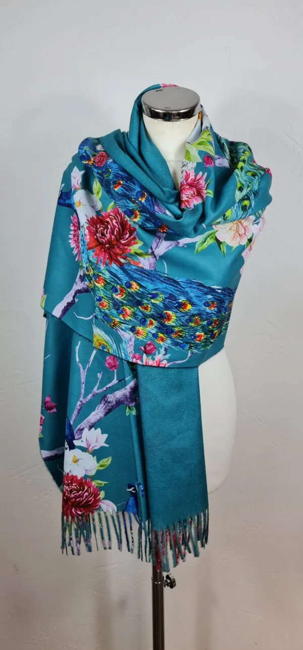 Sjaal Viscose Wol - Afbeelding 6
