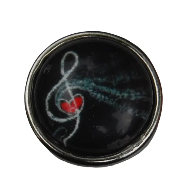 Mini Click - Zwart (12mm)