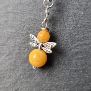 Beschermengel Halfedelsteen - Jade Geel Perzisch