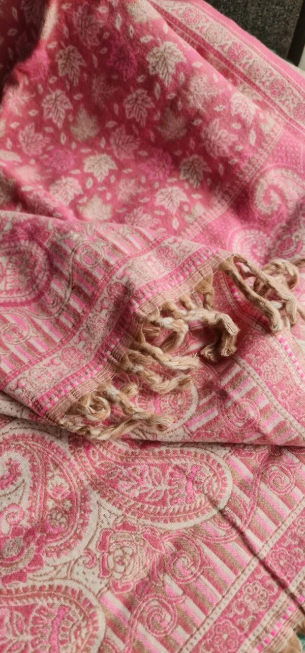 Yakwol Omslagdoek - Roze - Afbeelding 6
