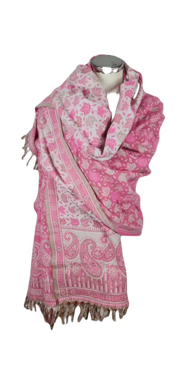 Yakwol Omslagdoek - Roze