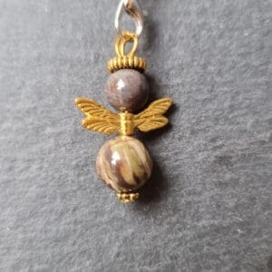 Beschermengel Halfedelsteen - Picasso Jaspis, Bruin