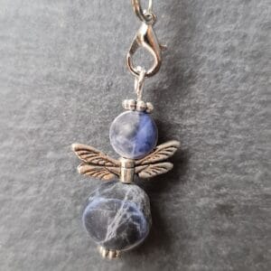 Beschermengel Halfedelsteen - Sodalite, Zilver