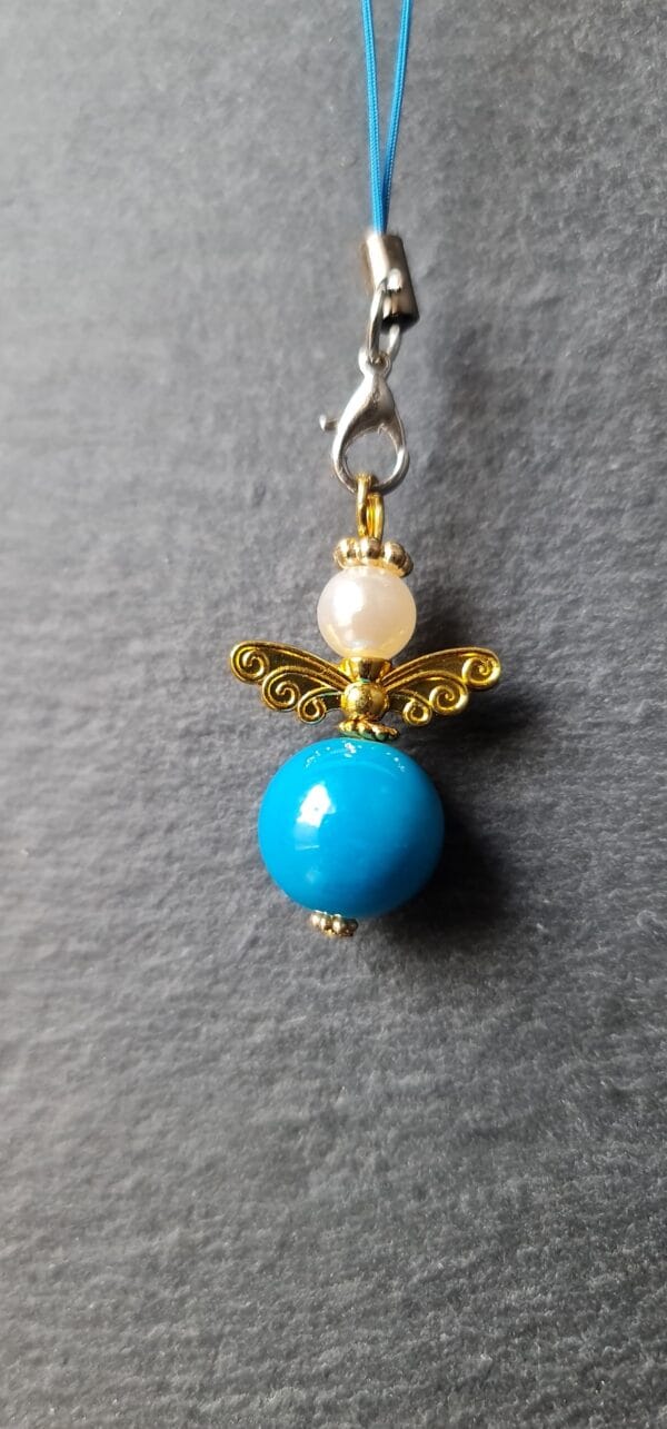 Beschermengel  Blauw, Goud