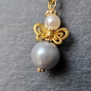 Beschermengel  Grijs, Goud, Zilver