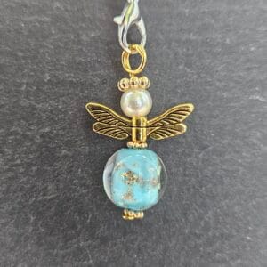 Beschermengel  Goud, Turquoise