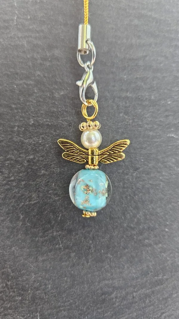 Beschermengel  Goud, Turquoise