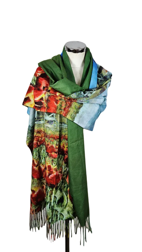 Sjaal Viscose Wol